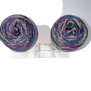 2 Skeins Johanne Cape Town Collect. Hand Dyed Plymouth Yarn color 10 Lot 219021